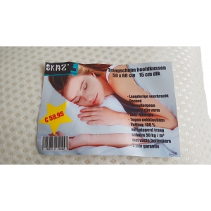 Poduszka termoplastyczna memory visco 50 x 60 cm